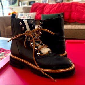Marc Fisher Winter boots. leather with suede laces